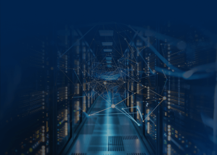 A collection of physical computer servers that symbolize UsenetServer’s powerful and reliable DNS servers.